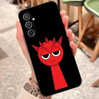 Žaidimo Sprunki dėklas telefonui Samsung S25 Edge S24 S23 S22 S21 S20 Ultra Plus Fe Galaxy A54 A53 A34 A25 A16 Silikoninis dangtelis Samsung S23 Ultra