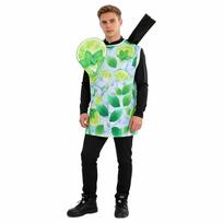 Kokteilio taurės kostiumas cosplay, suaugusiems One size fits all adults žalia