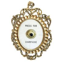 Svetainei Paprastas Naudojimas Šampano Spalvos Durų Skambutis Metalinis Rankdarbis Stalo Ornamentas Kabantis Durų Skambutis Ornaments