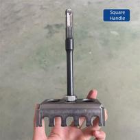 Portable Square Hole Punch Multi-function Rectangle Slot Tool Square Hole Punch Drill Square Hole Sloter ruda