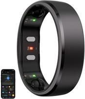 RingConn Smart Ring Gen2 für Frauen und Männer - Schlaf- und Fitness Tracking Wearable - Herzfrequenz - Matt-Black Größe 7 | RCA-01-BK-7 | 6975377550882