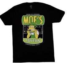 The Simpsons Mens Moe's Tavern Drink Up, Chumps! Springfield Shirt New XS, S S