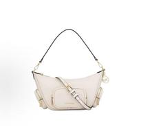 Michael Kors Merritt Rankinė su užtrauktuku ir logotipu Reguliuojamas peties dirželis Odinė Rankinė Mažos Moteriškos Rankinės Balta 35R6G0WC1L-2171 Basic Set (Bag+Dust Bag) white