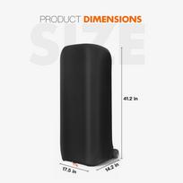 JBL Partybox Ultimate apsauginis dėklas nuo dulkių Nailono audinio apsauginis dėklas nuo dulkių su šonine kišene Dėklas nuo dulkių juoda