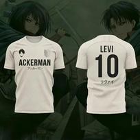 Attack On Titan 3D Print T-Shirt, Anime Sports Breathable Short Sleeve, Unisex Football Shirt S
