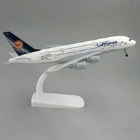 20cm Aircraft Germany Deutsche Lufthansa Airbus A380 Alloy Plane Model Toys Children Kids Gift for Collection
