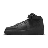 Nike Air Force 1 Mid LE GS Triple Black Kids Sneakers DH2933-001 35.5