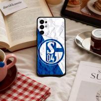 Klasikinis S-Schalke-es 04 P raštas   Telefono dėklas Samsung S 25,24,23,22,30,21,10,9,Ultra,Plus,Lite,FE,4,5 G minkštas juodas dėklas Samsung S24ULTRA