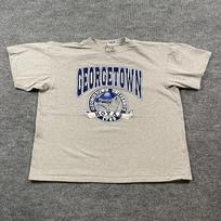 Vintažiniai 90-ųjų Georgetown Hoyas universiteto marškinėliai XL 24x24 Pilki su lanku užrašas XL