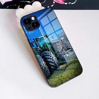 Mašinos FENDT telefono dėklas, skirtas iPhone 17 Pro Max 16 15 14 Pro Max 13 11 X Xs Xr 8 7Plus, stiklinis dangtelis iPhone 16 Pro