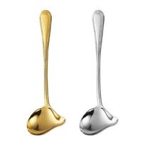 2 Piece Small Ladle Gravy Ladle Drizzles Spoon Stainless Steels Sauce Soup Spoon for Spooning Gravies and Sauces 1