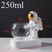 250ml Kūrybiniai astronautų akiniai Personalizuotas sulčių, alaus maišymo puodelis Šviečiantis vyno maišymo puodelis Specialus gėrimų stiklas Kokteilių įrankis 250ml