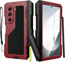 Case with S Pen Holder for Samsung Z Fold 4 5 6 7  Metal Cases with Screen Protector Military Rugged Heavy Duty Cover Kickstand Galaxy Z Fold7