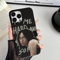 Pop E-Eilish Star B-billie Corrugated Stripe Phone Case For IPhone 17 16 15 14 13 12 11 Pro Max Plus Pro Shockproof Cover iPhone 17pro max