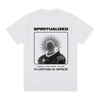 spiritualized Derliaus marškinėliai, plūduriuojantys kosmose Moterims Ir Vyrams Unisex Mes Esame Rokas Medvilninis Unisex Marškinėlis Naujas TEE MARŠKINĖLIS Moteriški viršutiniai drabužiai S
