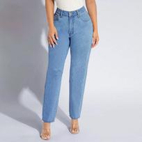 2025 Autumn Casual High-Waisted Straight Leg Jeans L mėlyna