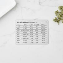Stainless Steel Kitchen Scale Baking Conversion Chart Home Use Refrigerator Magnet Attachable Precision Measurement Tool sidabras