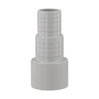 Baseino siurblio žarnos jungties adapteris su 50 mm mova, skirtas naudoti su 32 mm ir 38 mm vidinio skersmens žarnomis, saugus prigludimas