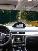 Universal Foldable Car Phone & GPS Sun Visor, Anti-Glare Sunshade, Portable Navigator Shield juoda