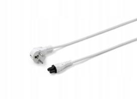 Microconnect Schuko Power Cable Angled-C5 1.8M White