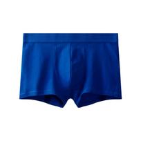 17 spalvų vyriški apatiniai medvilniniai bokseriai, kelnaitės, bokseršortai, kvėpuojantys apatiniai M L XL 2XL 3XL M mėlyna