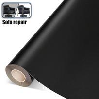 Didelio dydžio lipnus dirbtinės odos lopas sofai, automobilio sėdynei, motociklo sėdynei, galvūgaliui 50*70cm juoda
