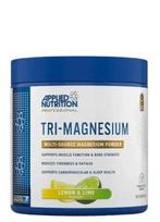 "Tri-Magnesium 1741mg" Magnio Bisglicinatas, Magnio Tauratas Milteliais 'Applied Nutrition' (200g/50porc) - strawberry-raspeberry