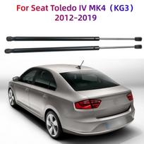 2 vnt. Automobilio galinės bagažinės dangčio dujiniai amortizatoriai Atraminės strypos Amortizatoriai Seat Toledo IV KG3 2012-2019 6JH827550B / 6JH827550D