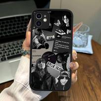 Muzikanto B-Billie E-Eilish telefono dėklas, skirtas iPhone 16 15 14 13 12 11 Pro Max 7 8 6 6s Plus, matinė apsauga iphone X
