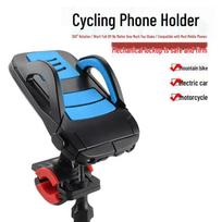 Bicycle & Scooter Phone Mount - Secure Mobile Holder raudona