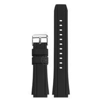 Silikoninė Guminė Sportinio Laikrodžio Apyrankė Casio 5119 Edifice EF-552 Laikrodžio Dirželis EF-552D-1A Vyriška Apyrankė Nerūdijančio Plieno Sagtelė Juoda 20mm 20mm