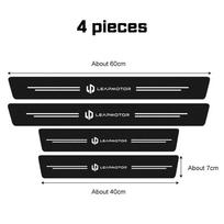 2026 For Leapmotor T03 S01 C11 C01 C10 C16 B10 All Series Car Threshold Strip Carbon Fiber Film Door Sill Stickers Accessories