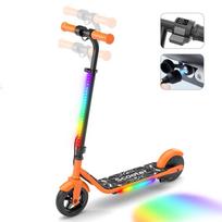 K2Pro Vaikams Elektrinis paspirtukas 150W 2,6Ah Baterija 3 Greičiai 5-16KM/H LED Šviesa Pakojis ir Vairas Maksimali Apkrova 70KG Elektrinis paspirtukas Vaikams oranžinė