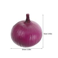 Fake Onion Decoration Set Realistic Kitchen Holiday Props for Home Store Display Art Practice Still Life Painting Lifelike violetinė