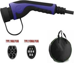 helos Typ 2 EV Ladekabel TÜV Mode 3 ,32A ,22 kW, 3-Phasig 5 Meter mit Tasche