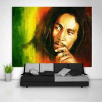 VIKAMA Bob Marley gobelenas Reggae sienos dekoracija Rastafari liūto meno kūrinys Hipiškas psichoaktyvus bendrabučio miegamojo svetainės namų dekoras 74x94cm(29x37in)