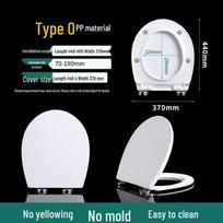 MDNG Universal U-Shape Soft-Close Quick-Release PP Toilet Seat