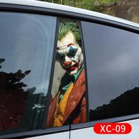 1 vnt./2 vnt. Grafiti Juokingas Džokeris Taip Rimtai Automobilio Lipdukai Vandeniui Atsparūs Viniliniai Automobilio Lipdukai Anime Dekoracija Automobilio B stulpeliui 50cmX25cm 1Pcs