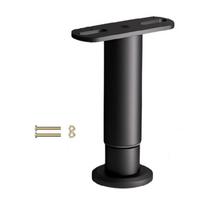 Multiple Surfaces Adjustable Support Column Cold Rolled Steel Base with Secure Grip Simple Installs for Furniture Leveling