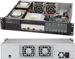 Super Micro Supermicro SC523 L-505B Rack-2U ATX 500 Watt Black (CSE-523L-505B)