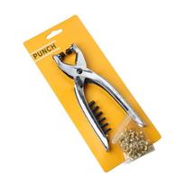 Patvarus prakiurų žiedelių replės 2mm,2.5mm,3mm,3.5mm,4mm,4.5mm skylėms Žiedeliams Sunkaus Naudojimo Prakiurų Žiedelių Replės Įrankis Q84D pilka