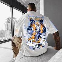 2026 New Anime Digimon Gomamon Summer T-Shirt Men Women Vintage Parent-child Short Sleeve Oversized Loose Casual Fitness Y2k ... S įvairiaspalvis