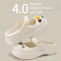 Cave shoes for women, summer outerwear, height increasing beach sandals for women 35-36 balta