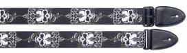 Diržas gitarai Stagg STE BLACK SKULL