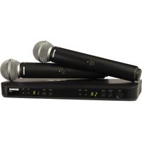 2 bevielių mikrofonų sistema Shure BLX288E/SM58-K14