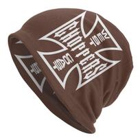 Individualūs West Coast geležinio kryžiaus Choppers kepurės Žieminės šiltos megztos kepurės Unisex Suaugusiųjų kepurės Lauko slidinėjimo kepurė Beanies Hat