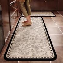 Virtuvės kilimėlis PVC atsparus vandeniui odinis kilimas minimalistiniai ilgi kilimai atsparus alyvai neslystantis grindų kilimėlis namų dekoras Alfombra De Cocina 50x80cm