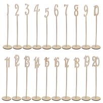 Wooden Table Numbers Hexagon Decor for Wedding Receptions Lightweight Natural Wood Material Perfect for Events other