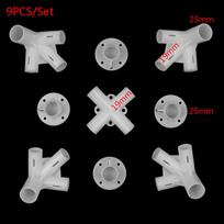 [SS]1Set Tent Connector 25/19mm For 3x3m Gazebo wning Tent Feet Corner Center Outdoor Camping Repair Replacement Spare Parts