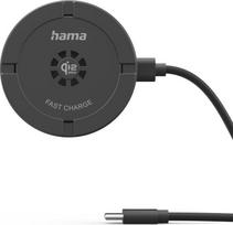 Hama Kabelloses Qi2 25W-Ladegerät, induktives Ladepad, Schnellladen, 25 W, Schw. (00201756)
